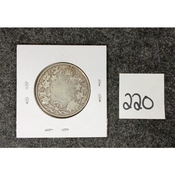 1914 CDN SILVER 50 CENT PC