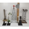 Image 2 : LOT OF 8 - TRAIN TRACK ACCESSORIES - INCL FLOOD LIGHT TOWER