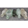 Image 5 : LOT OF 5 - MISC EMBOSSED BOTTLES - INCL ONTARIO SODA WATER & JALLAND & CO., ETC.