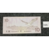 Image 2 : 1989 CDN $10 BANKNOTE