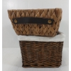 Image 3 : LOT OF 2 - WOVEN DECORATIVE BASKETS