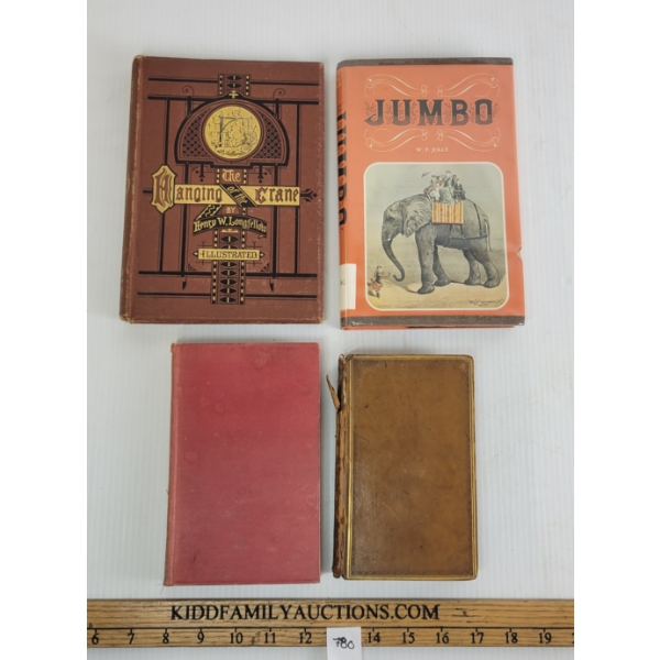 LOT OF 4 - MISC. PUBLICATIONS - INCL 1875 "THE HANGING OF THE CRANE," & 1910 "ROB ROY"