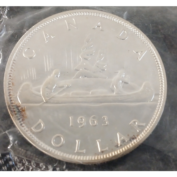 1963 CDN SILVER DOLLAR