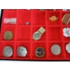 Image 2 : QTY OF MISC AUTO PINS, TOKENS, ETC. - INCL DISPLAY CASE