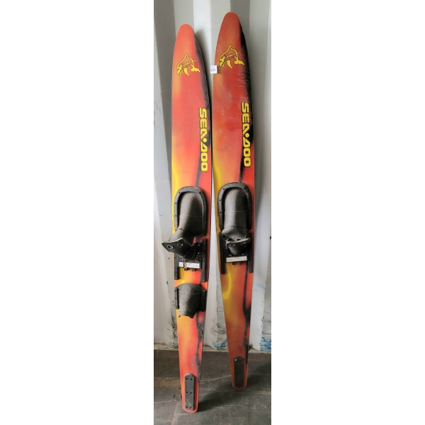 PAIR OF SEA-DOO WATER SKIS