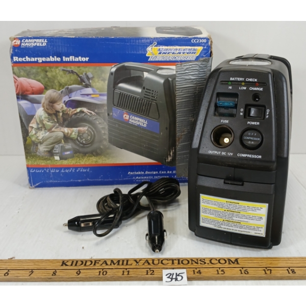 CAMPBELL HAUSFELD RECHARGEABLE INFLATOR