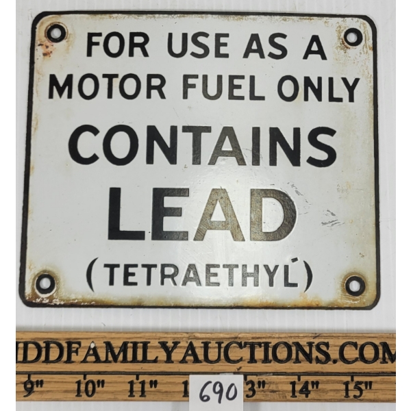 CONTAINS LEAD SSP SIGN