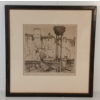 Image 1 : "GRANADA" BY DOROTHY STEVENS - FRAMED ETCHING ON PAPER