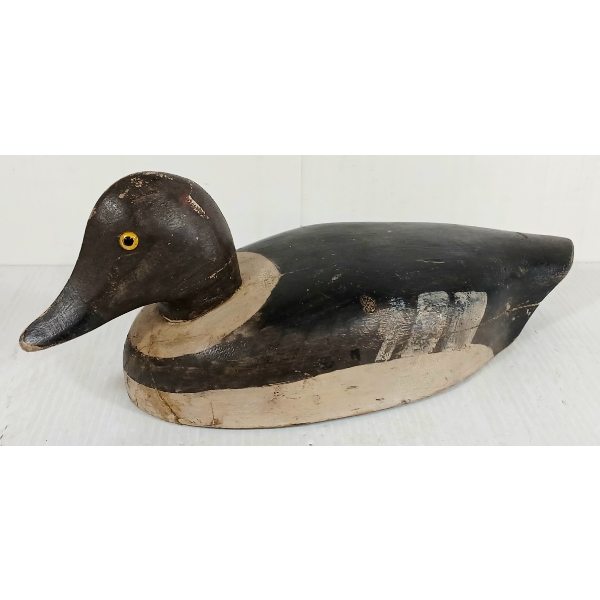 1940'S GOLDEN EYED DUCK DECOY - BY BILL BROWN