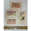 Image 1 : LOT OF 4 - WWI SILK POSTCARDS