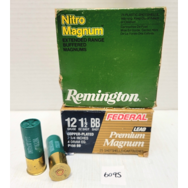 AMMO: 50X 12 GA 2 3/4 IN NO BB