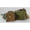Image 3 : LOT OF 2 - 1943 & 1944 BRITISH LIGHT MK II RESPIRATOR BAGS 