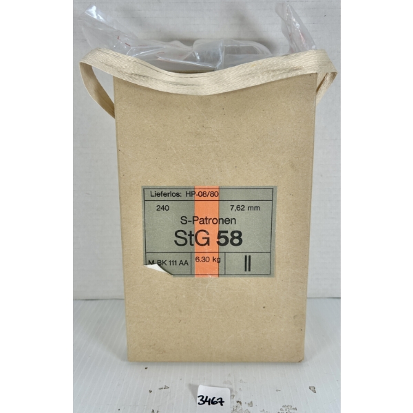 AMMO: 240X 7.62X51MM MILITARY FMJ 