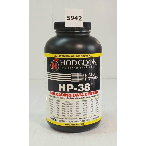 POWDER: HODGDON HP-28 PISTOL POWDER - APPROX 1LBS 