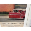 Image 2 : 1958 CHEVY "THE NEW SOUND" FRAMED ADVERTISEMENT
