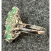 Image 3 : NATURAL EMERALD MELEE SS FLOWER RING