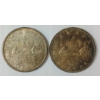 Image 1 : LOT OF 2 - 1963 CDN SILVER DOLLARS - VOYAGEUR