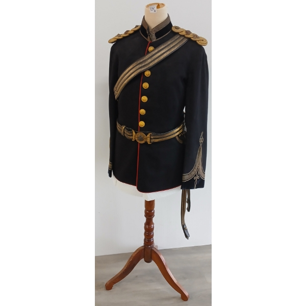 PRE-WWII BRITISH INDIAN ARMY MEDICAL SERVICE LIEUTENANT COLONEL UNIFORM DRESS JACKET
