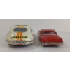Image 3 : LOT OF 2 - TIN FRICTION PLYMOUTH VALIANT & RACE CAR