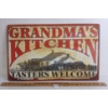Image 1 : GRANDMA'S KITCHEN "TASTERS WELCOME" SST SIGN