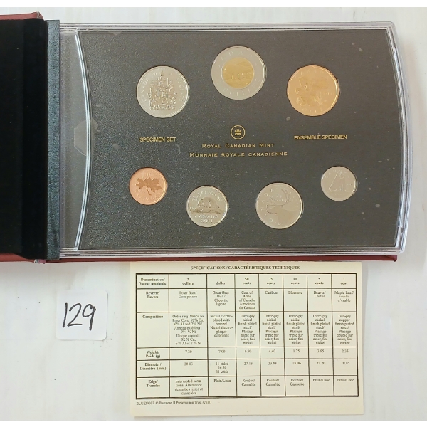 2011 RCM SPECIMEN SET