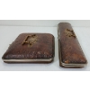 Image 6 : LOT OF 2 - VINTAGE LEATHER GLOVES CASES