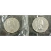 Image 2 :  LOT OF 2 - 1963 CDN SILVER DOLLARS - VOYAGEUR