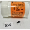 Image 1 : BULLETS: 250X JAMES CALHOON .19 CAL - 27 GR HP