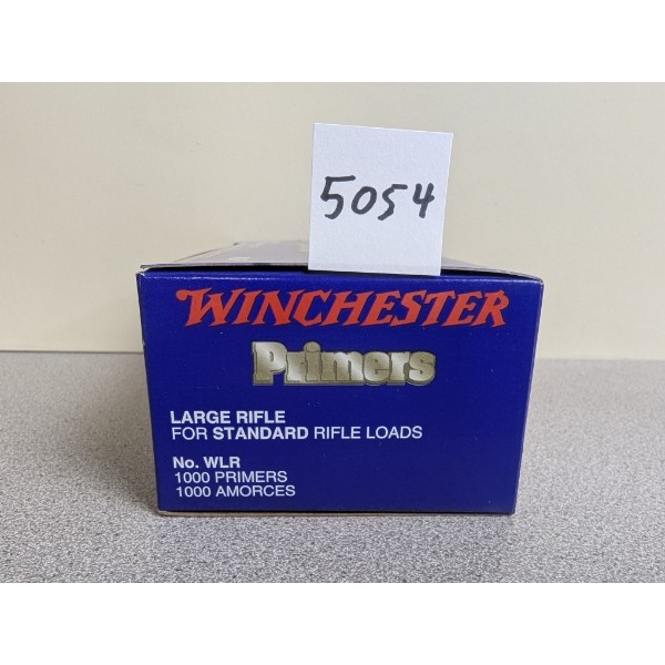 PRIMERS: 1000X WINCHESTER LARGE RIFLE PRIMERS