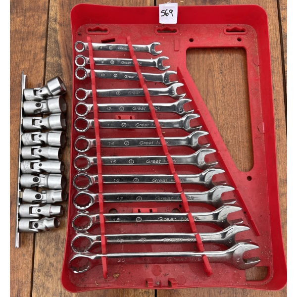 LOT OF 2 - WRENCH & SWIVEL SOCKET SET