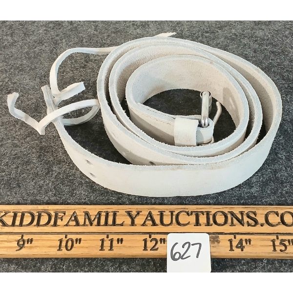 BRITISH WHITE BUFF LEATHER MUSKET SLING
