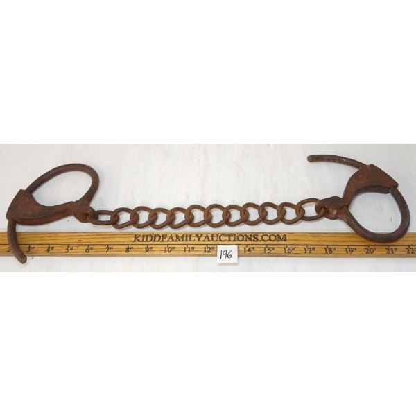 ANTIQUE HANDCUFFS