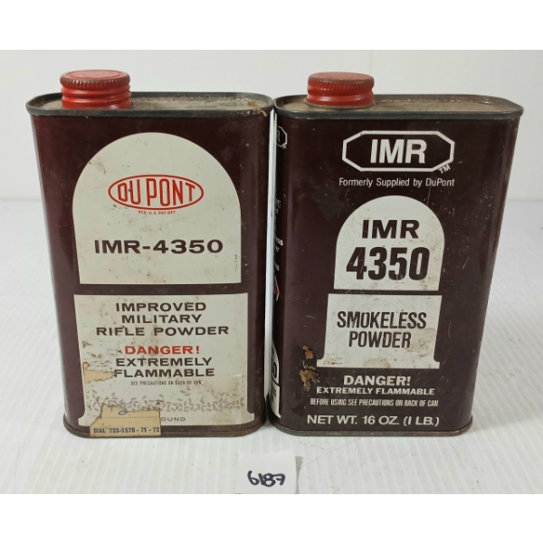 POWDER: DU POINT & IMR 4350 SMOKELESS POWDER - 2LBS