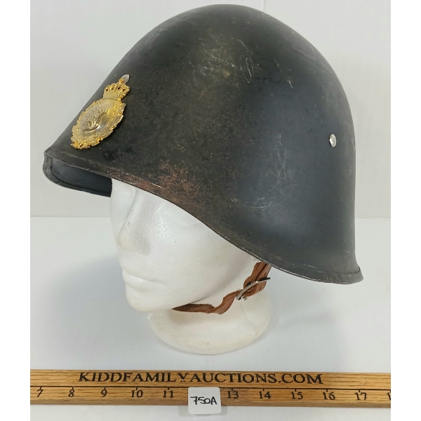 WWII DANISH M23 HELMET W/ LINER