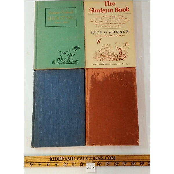 LOT OF 4 - "PAGEANT OF THE GUN", "THE SHOTGUN BOOK", "EASTERN UPLAND SHOOTING" & "GUN OWNER'S BOOK"