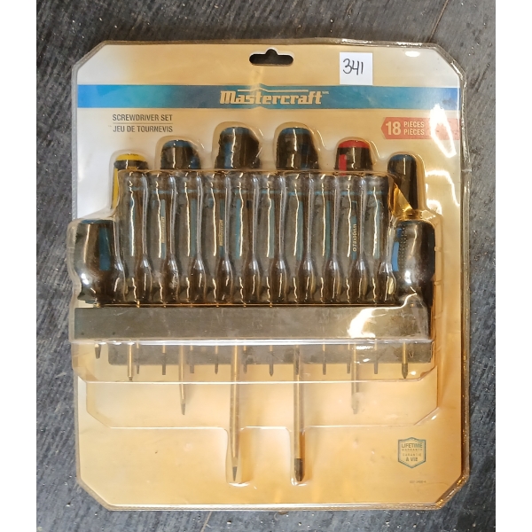 MASTERCRAFT 18PC SCREWDRIVER SET