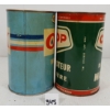 Image 2 : LOT OF 2 - CO-OP MOTOR OIL QT CANS