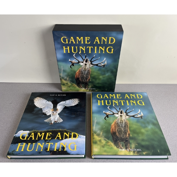 GAME AND HUNTING BOOKS - BOX SET - BY KURT BLUCHEL 