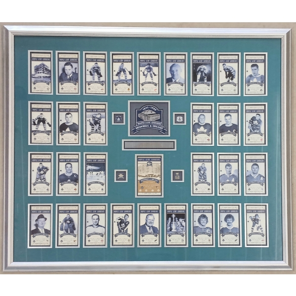FRAMED 1998 / 1999 MAPLE LEAFS FINAL SEASON TICKET SET