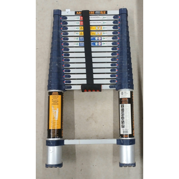 METALTECH JOBSITE SERIES 15.5' TELESCOPIC LADDER