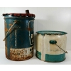 Image 4 : LOT OF 2 - WHITE ROSE MOTOR CANS - 5 GAL & 25 LBS