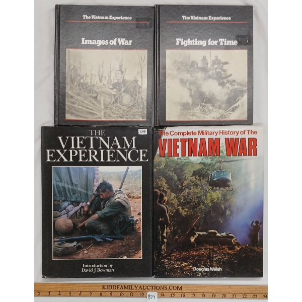 LOT OF 4 - "THE VIETNAM WAR", "IMAGES OF WAR", "FIGHTING FOR TIME" & "THE VIETNAM EXPERIENCE"