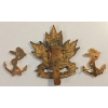 Image 3 : JOB LOT - CDN MILITIA BADGES, PINS, BARS, ETC - INCL NAVY