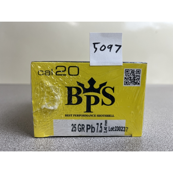 AMMO: 25X BPS 20GA 2-3/4IN .88OZ NO7-1/2 SHOT - SEALED