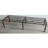 Image 1 : VINTAGE CAST IRON FIRESIDE BENCH / POT HOLDER
