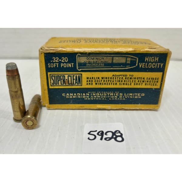AMMO: 50X CIL 32-20 WIN - 115 GR.