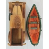 Image 5 : LOT OF 5 - MASSEY-HARRIS CAP, 1947 FORD PICKUP, ROWBOAT & BATTERY OP WALL MOUNT CLOCK & THERMOMETER