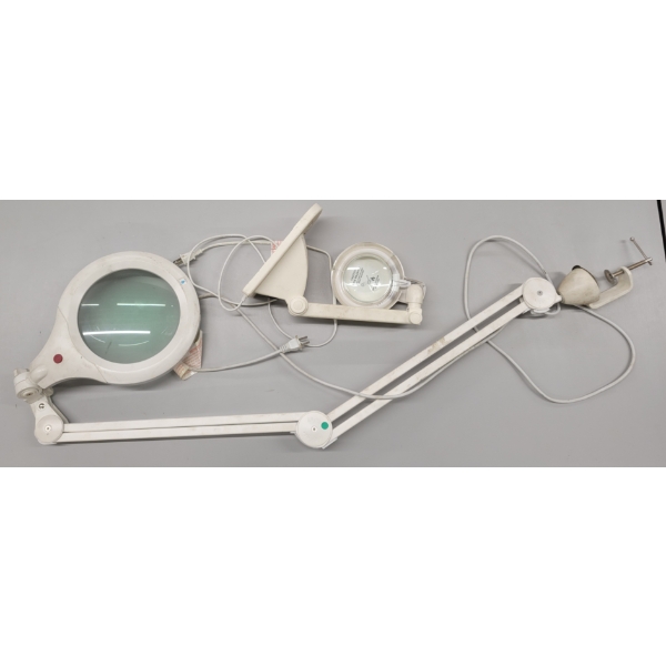 LOT OF 2 - MAGNIFYING LAMPS