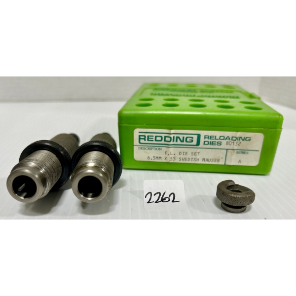 REDDING FULL LENGTH RELOADING DIE SET 6.5X55 MM SWEDE