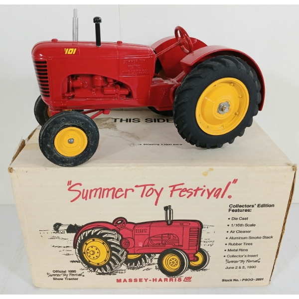 SPEC-CAST DIECAST MASSEY-HARRIS 101 TRACTOR MODEL - "SUMMER TOY FESTIVAL"